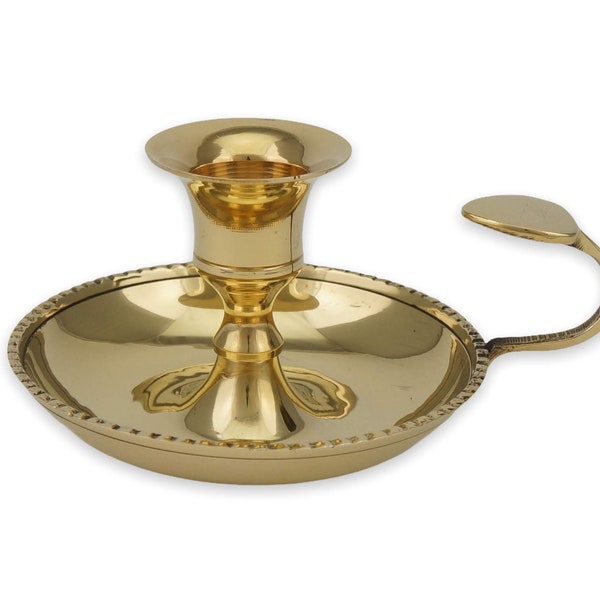 Brass Chamberstick Etsy