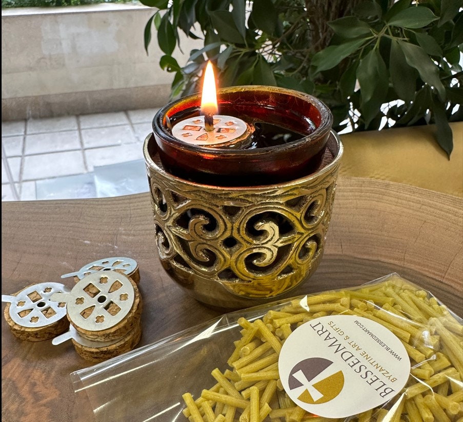 Candle Wicks From Beeswax for Floating Candles Cooking Oil Vigil