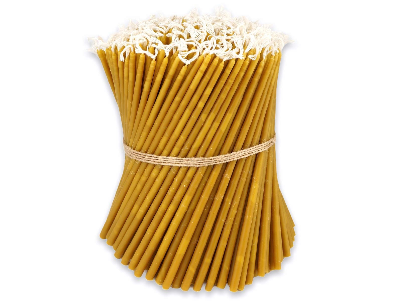 hand dipped 11/" // 27cm Pure beeswax church taper Greek candle Discount Packs