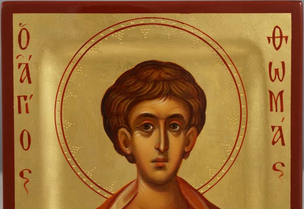 St Saint Thomas the Apostle Hand-painted Icon Byzantine - Etsy