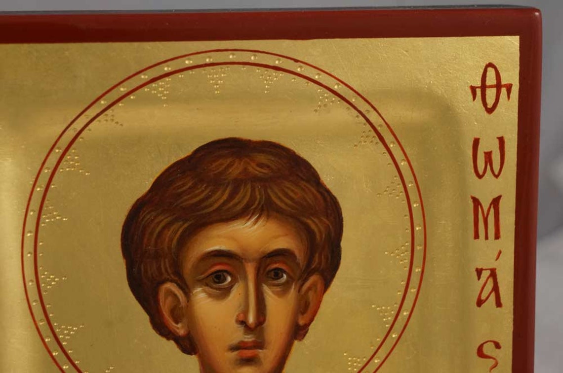 St Saint Thomas the Apostle Hand-painted Icon Byzantine Orthodox ...