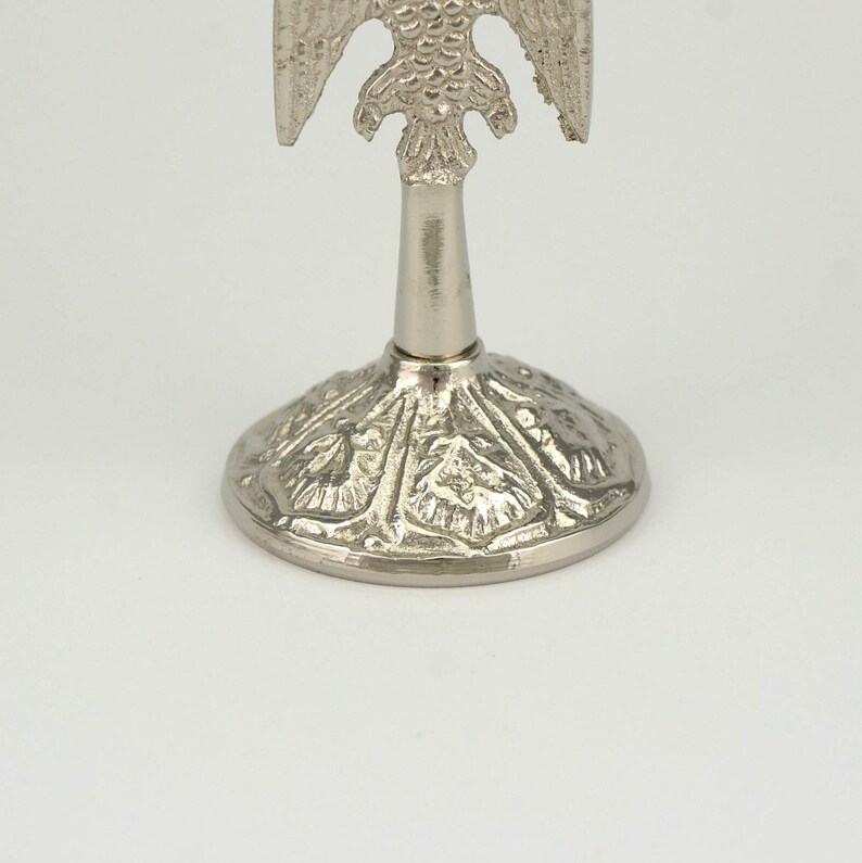 Brass Eagle Candle Holder Church Candlestick 9cm Etsy