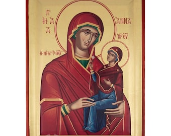 St Anna and the Theotokos Icon – Orthodox Art | Gift-Boxed