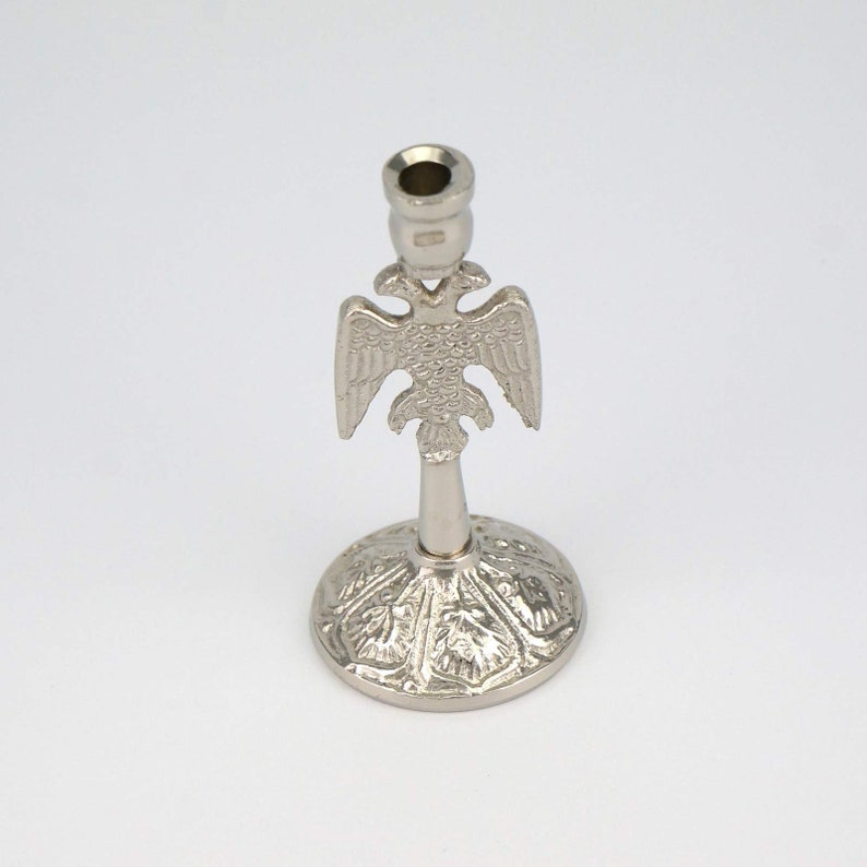 Brass Eagle Candle Holder Church Candlestick 9cm Etsy