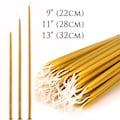 Pure Beeswax Orthodox Candles - Thin Church Tapers, Handmade, Hand Dipped, Natural Honey Aroma | Discount Packs product logo