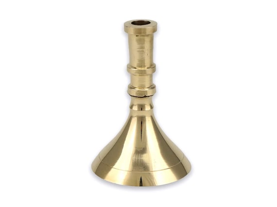 Mini Brass Candle Holder Small Size Metal Candlestick for Thin
