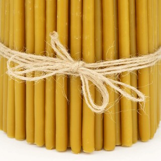 55 Candele Ortodosse In Cera D'Api Fatte A Mano, 20 Cm X 5 Mm, Profumo Naturale Di Miele, Per Preghiera, Meditazione E Altare