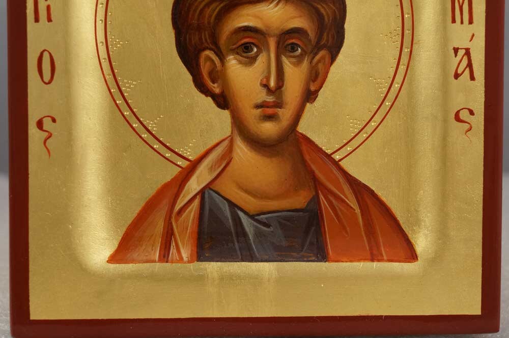 St Saint Thomas the Apostle Hand-painted Icon Byzantine - Etsy