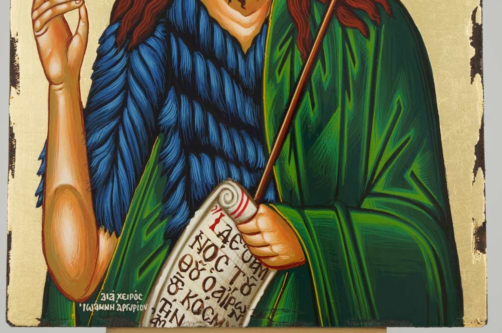 St John the Baptist Icon, John the Forerunner Icon Hand-painted