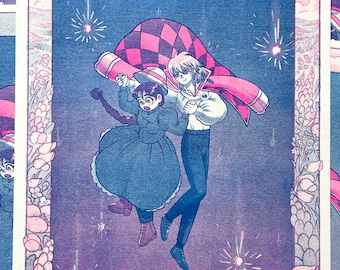 Howl and Sophie Riso Print