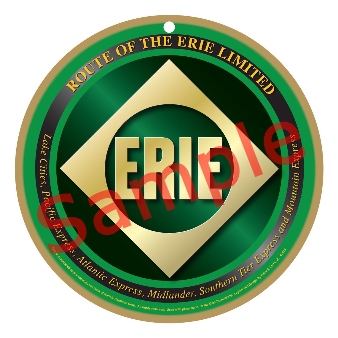 Erie Railroad Logo Wood Plaque / Sign - Etsy
