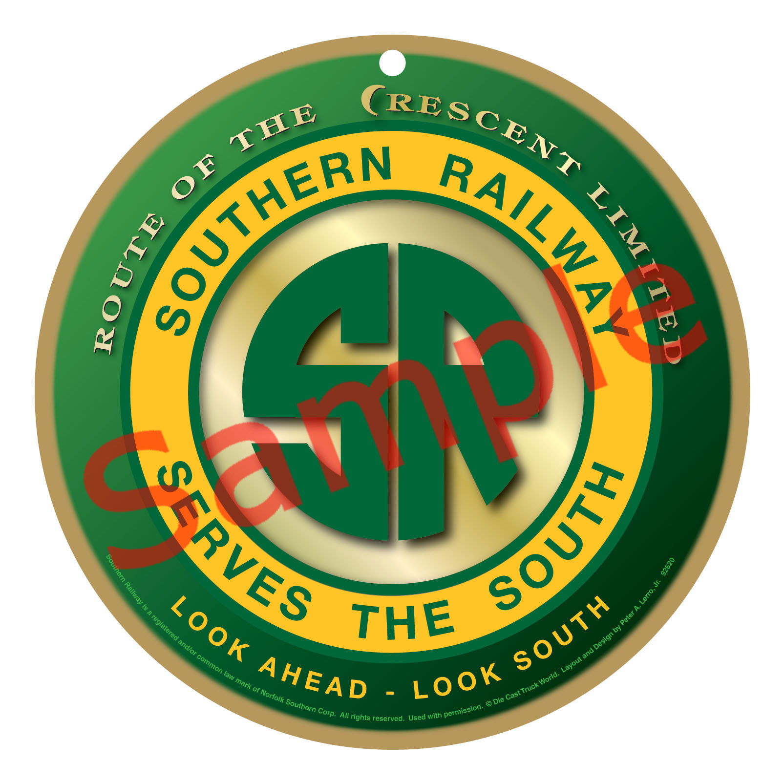 South Rcing Logo Southern Railroad Logo Wood Plaque / Sign - Etsy