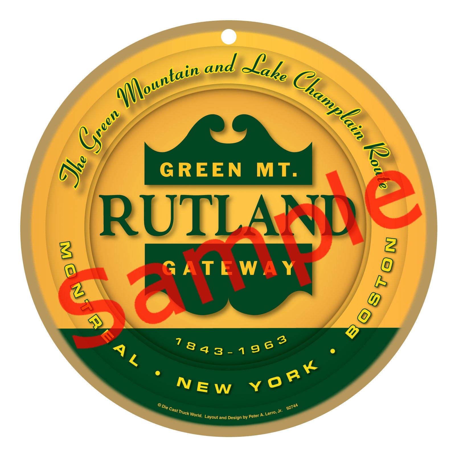 Rutland Railway Logo Wood Plaque / Sign - Etsy