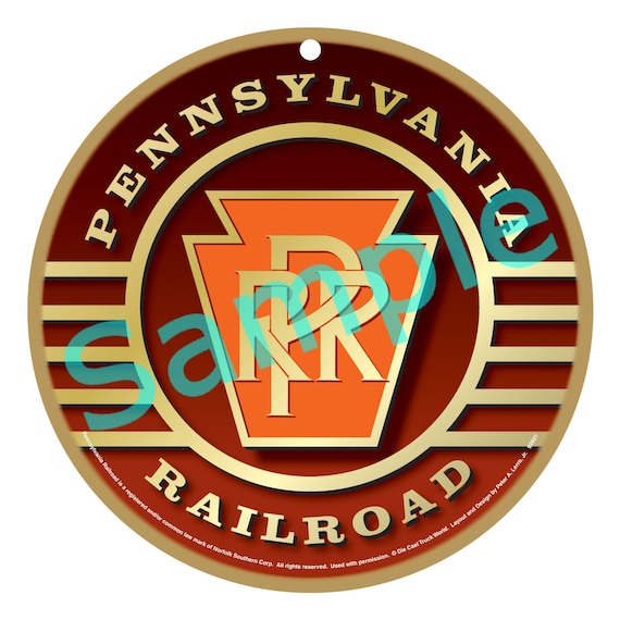 Pennsylvania Railroad Logo Wood Plaque / Sign Etsy