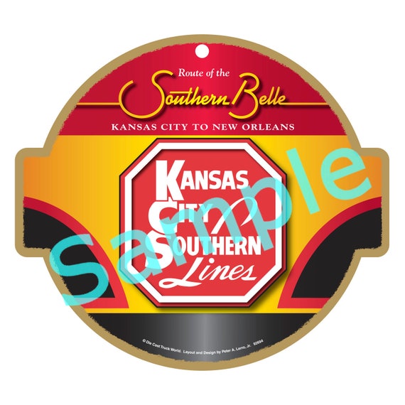 Kansas City Southern Railroad Logo Wood Plaque / Signe Etsy Kansas City Southern Railroad Logo Wood Plaque / Signe Etsy
