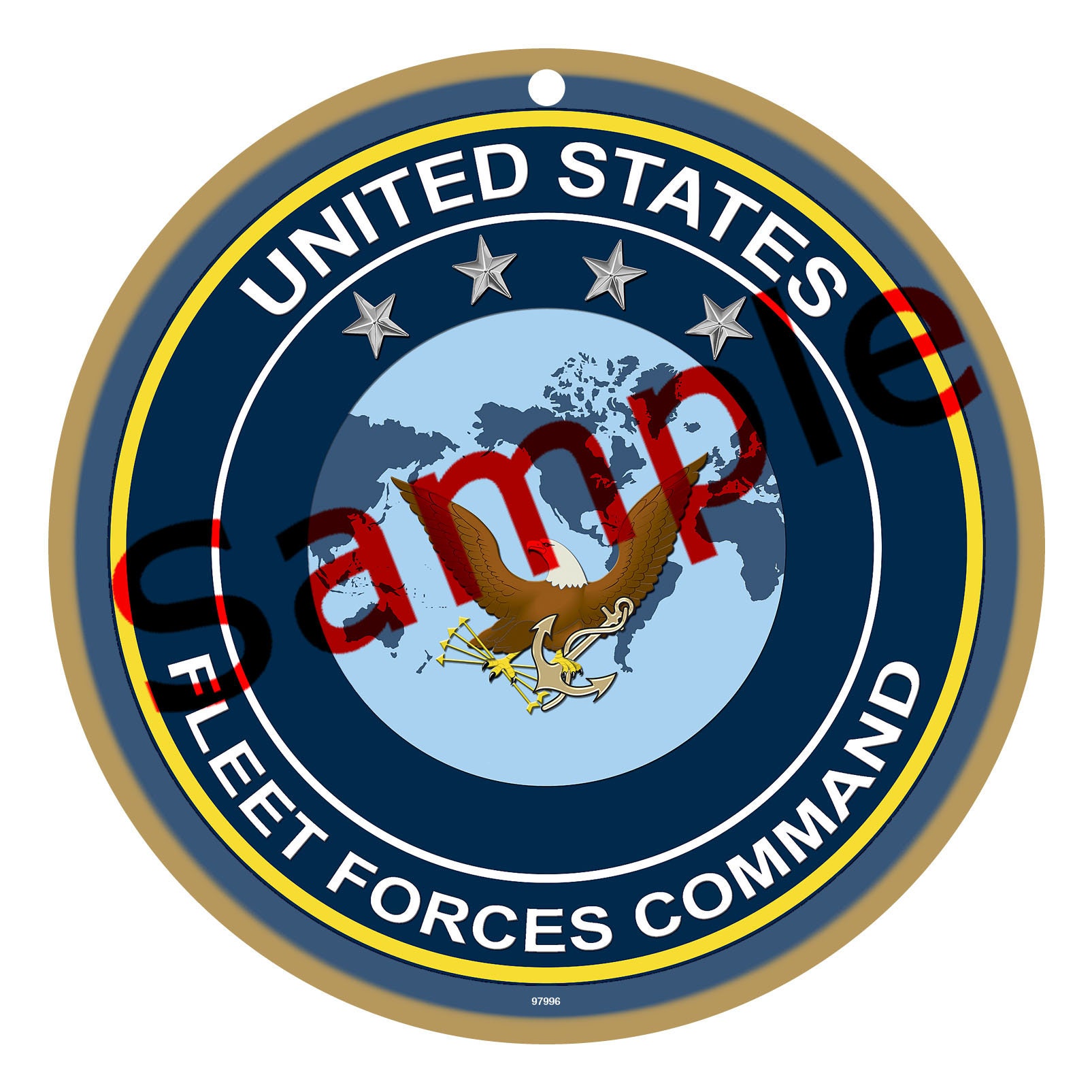 US Navy / United States Fleet Forces Command Logo Wood Sign | Etsy
