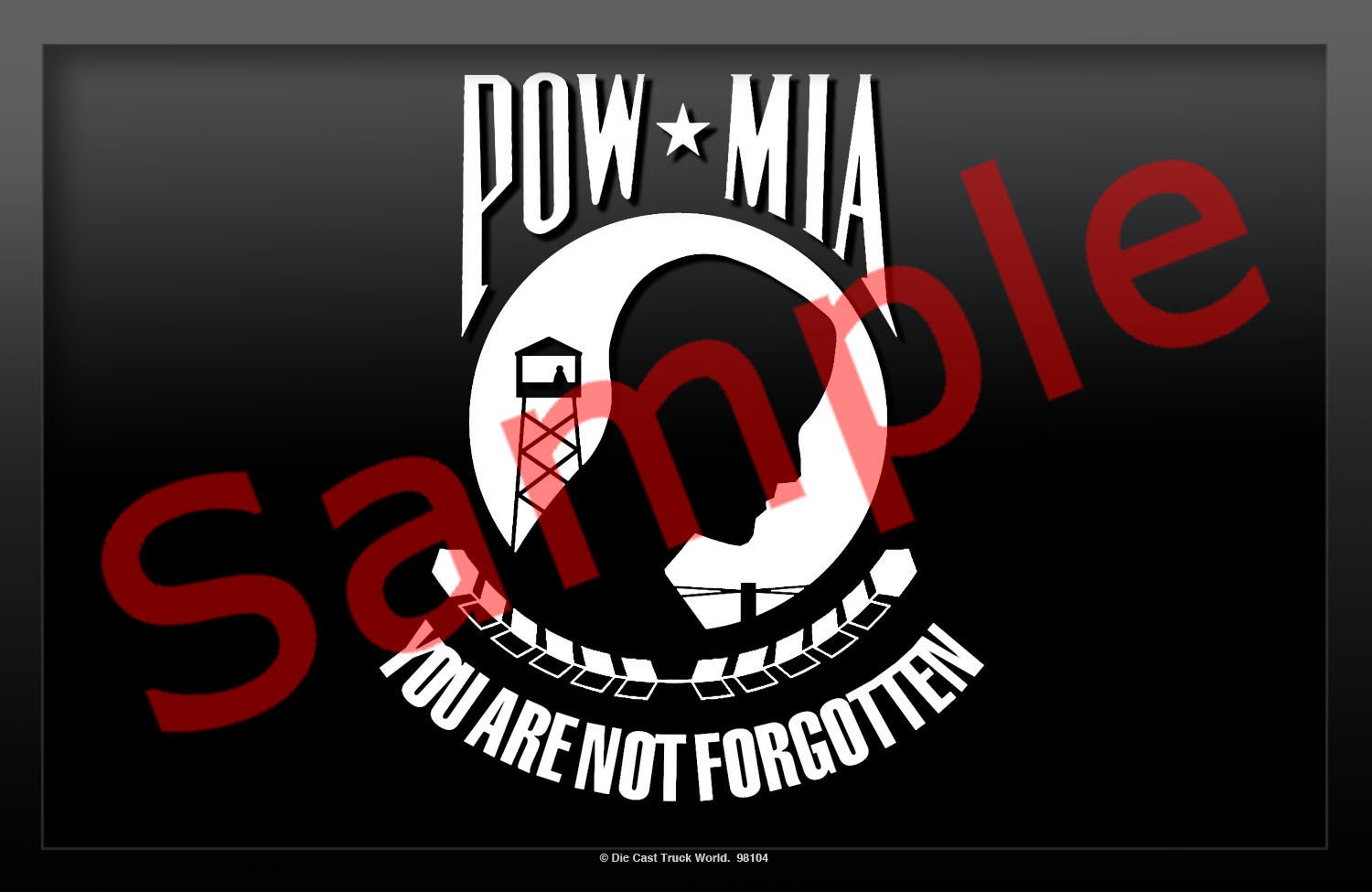 thumbnail interactive-video image 1 of POW MIA You Are Not Forgotten Garden Flag – 12x18, Embroidered, Polyester, USA Theme, Southbeach 1 of 6