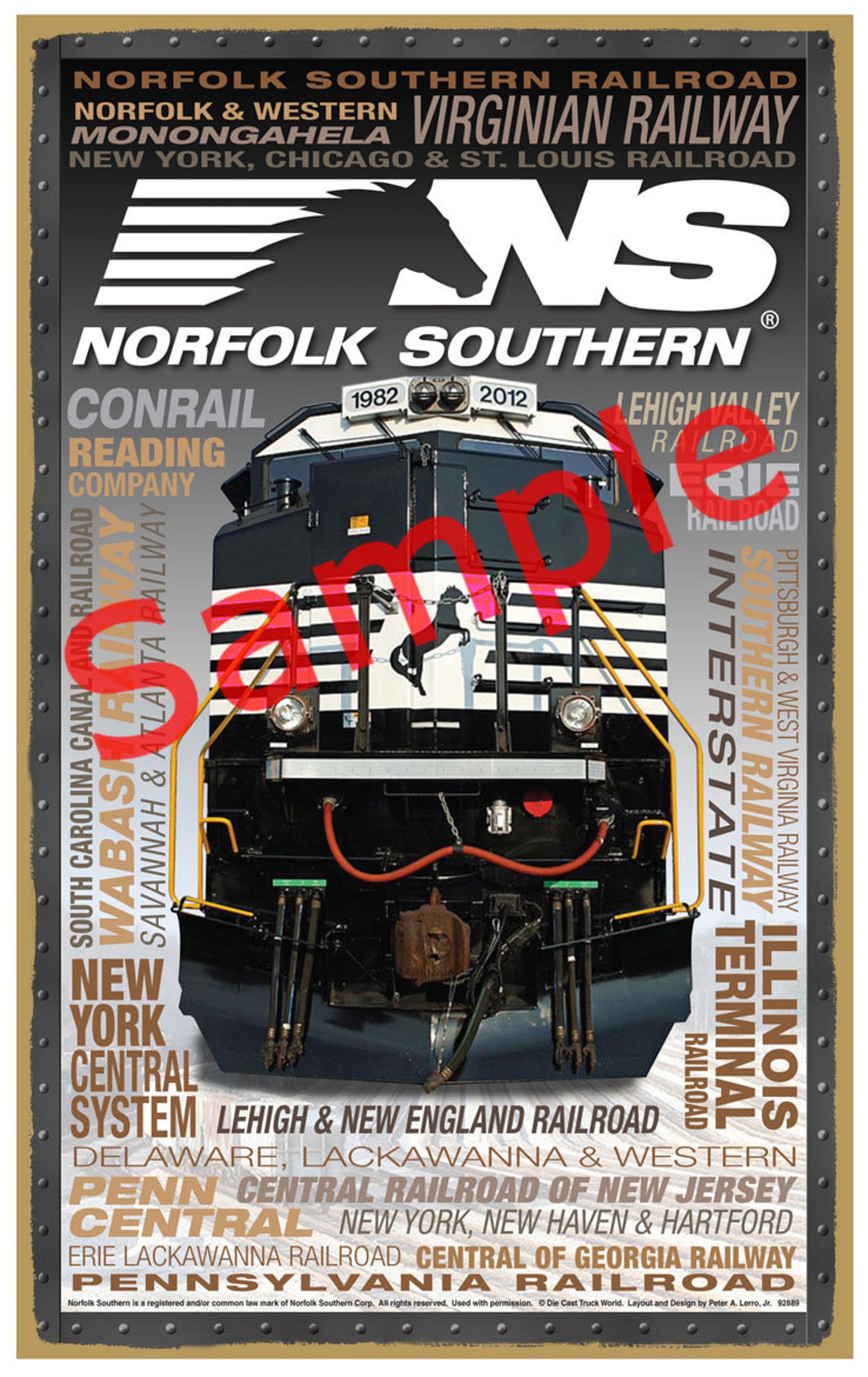 Norfolk Southern Logo Heritage Wood Plaque / Sign | Etsy