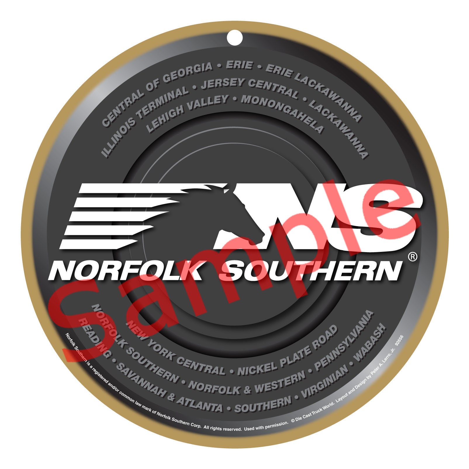 Norfolk Southern Railroad Logo Wood Plaque Sign Etsy