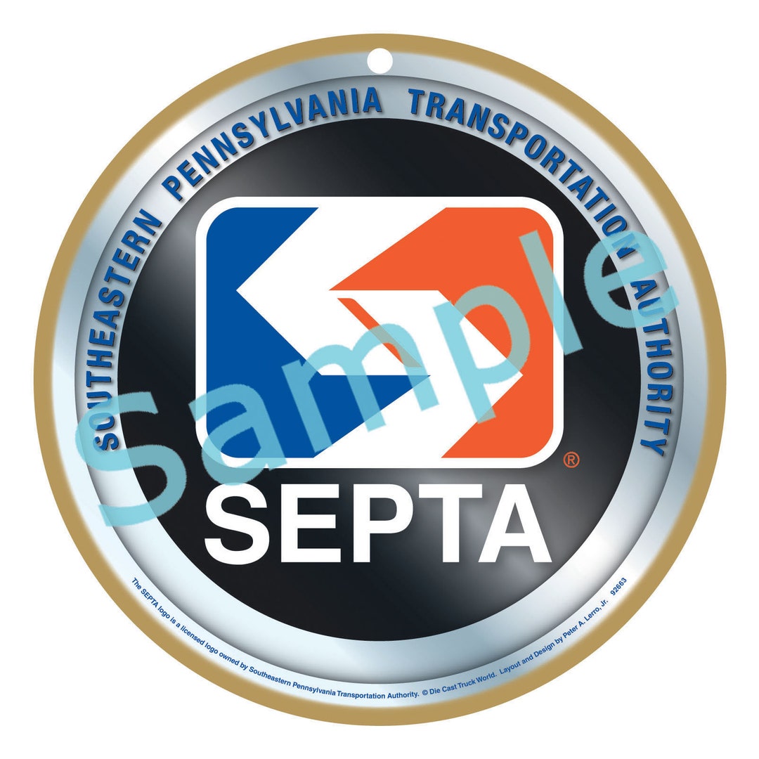 SEPTA (black & Silver) Railroad Logo Wood Plaque / Sign - Etsy