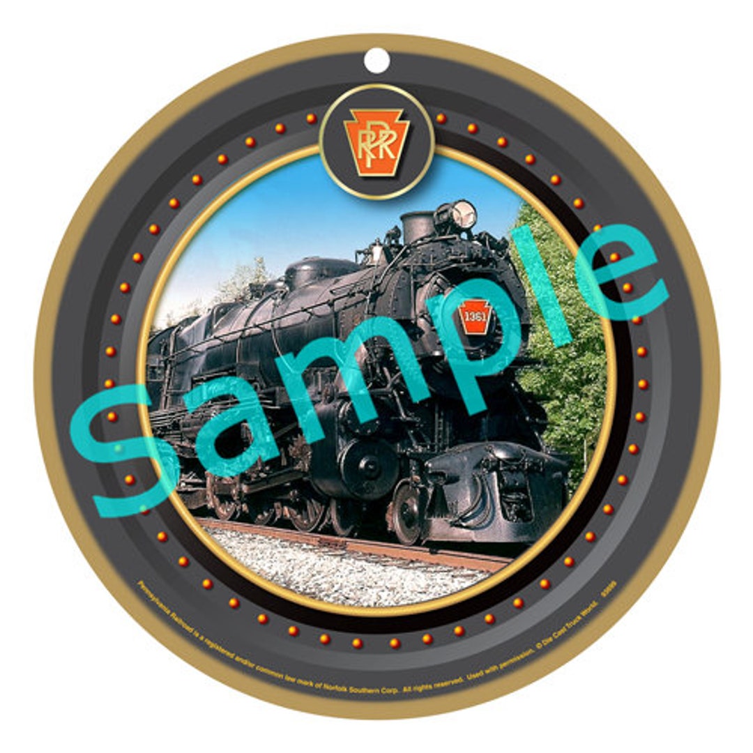 Pennsylvania Railroad K4 Train 1361 / Logo Wood Plaque / Sign Etsy