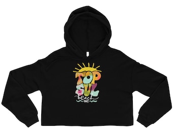 TopSUL Cropped Hoodie - Topsail Beach NC
