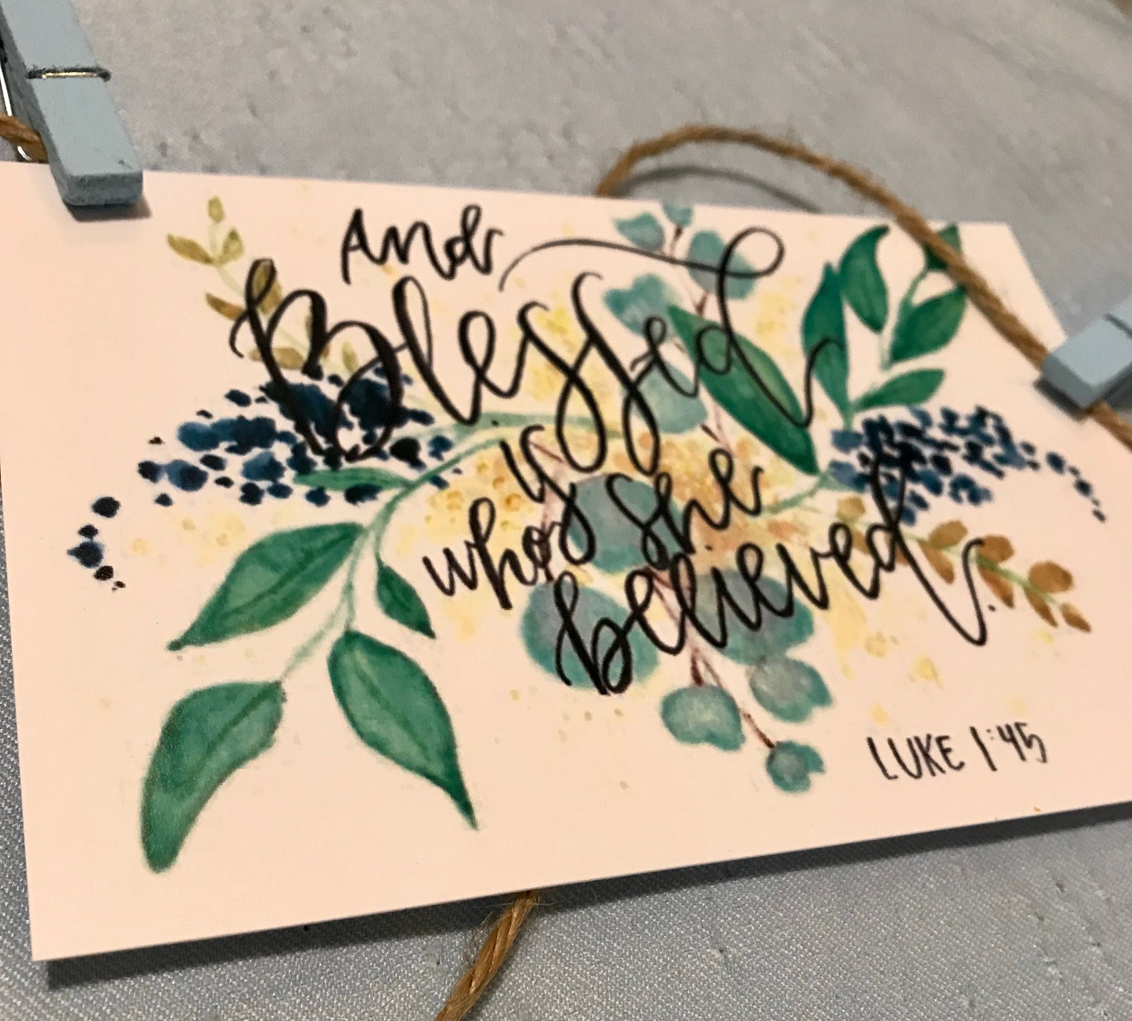 Bible Verse Print Watercolor Print Scripture Art | Etsy