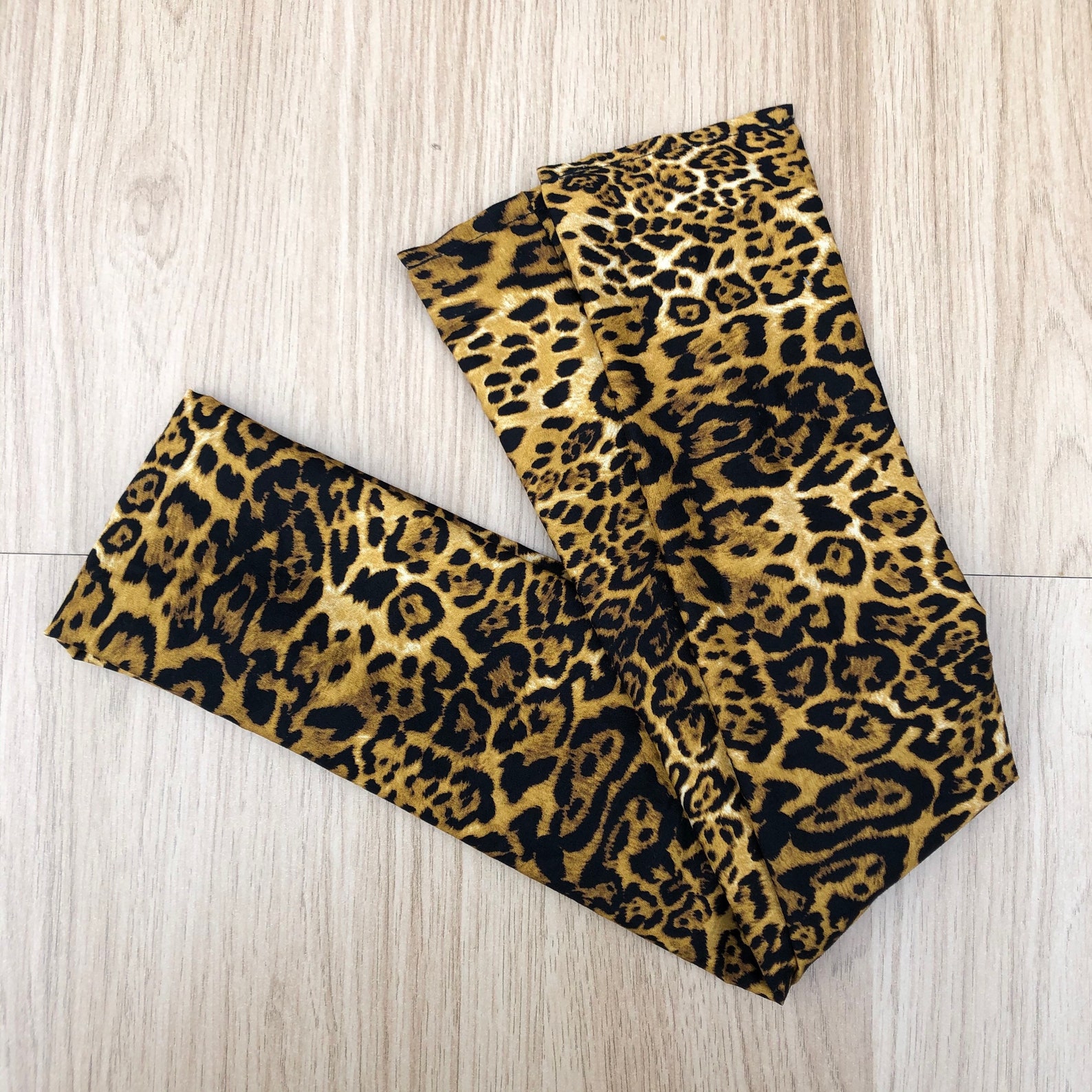 Leopard Print Head Band Animal Print Head Scarf Rockabilly Etsy