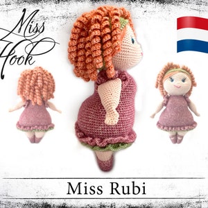 Haakpatroon voor de pop Miss Rubi eBook PDF dutch image 2