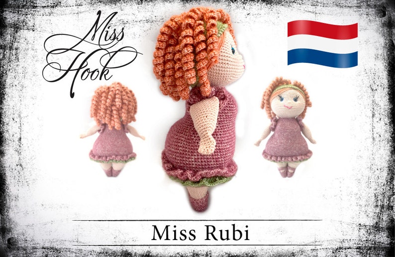 Haakpatroon voor de pop Miss Rubi eBook PDF dutch image 2