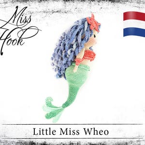 Haakpatroon voor de pop Little Miss Wheo zeemeermin eBook PDF dutch image 2