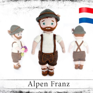 Haakpatroon voor de pop Alpen Franz eBook PDF dutch image 1