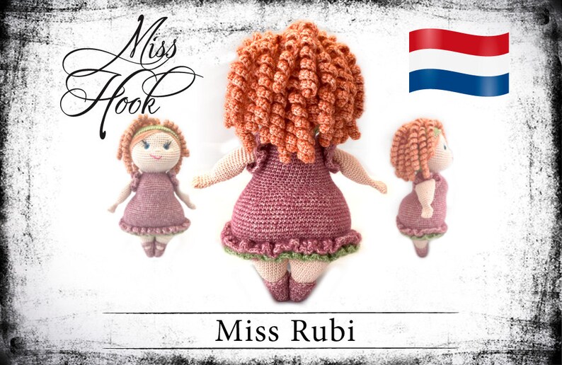 Haakpatroon voor de pop Miss Rubi eBook PDF dutch image 3