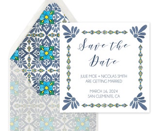 Save the Date - Talavera Tile