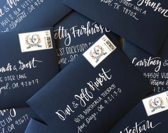 Hand Addressed Envelopes (Lots of color options)