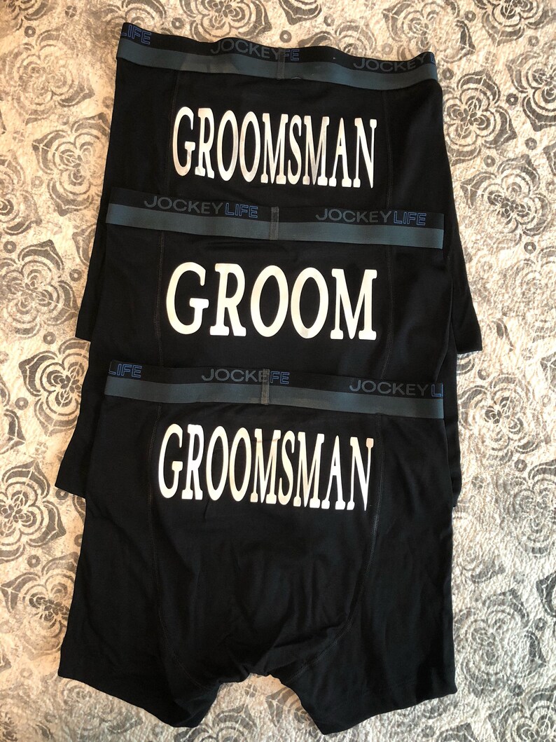Bridal Party Mens Boxers Mens Boxers Groomsman Gift / Best Etsy