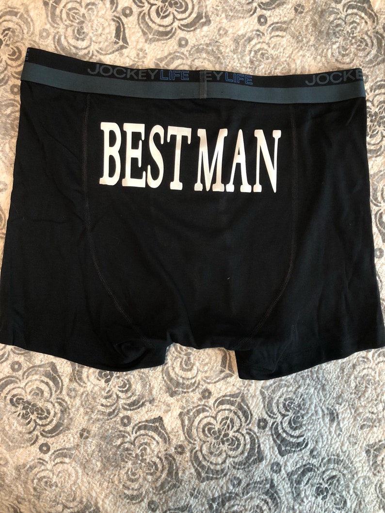 Bridal Party Mens Boxers mens Boxers Groomsman Gift / Best Etsy Australia