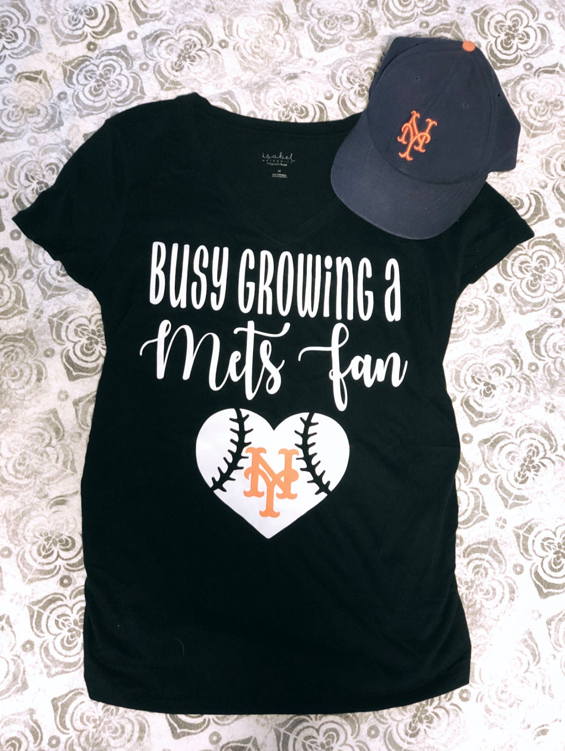 Busy Growing a Mets Fan mets Maternity Shirt Baseball / -  Sweden