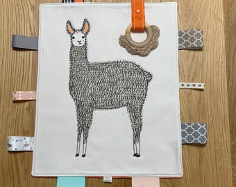 Smarty Llama Taggie Blanket