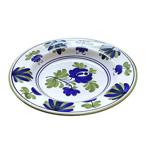 Original Cabana Blüte Keramik Suppenteller Volkskunst Blumenmotiv Geschirr Einzigartige Geschenkidee Hochzeit Geburtstag