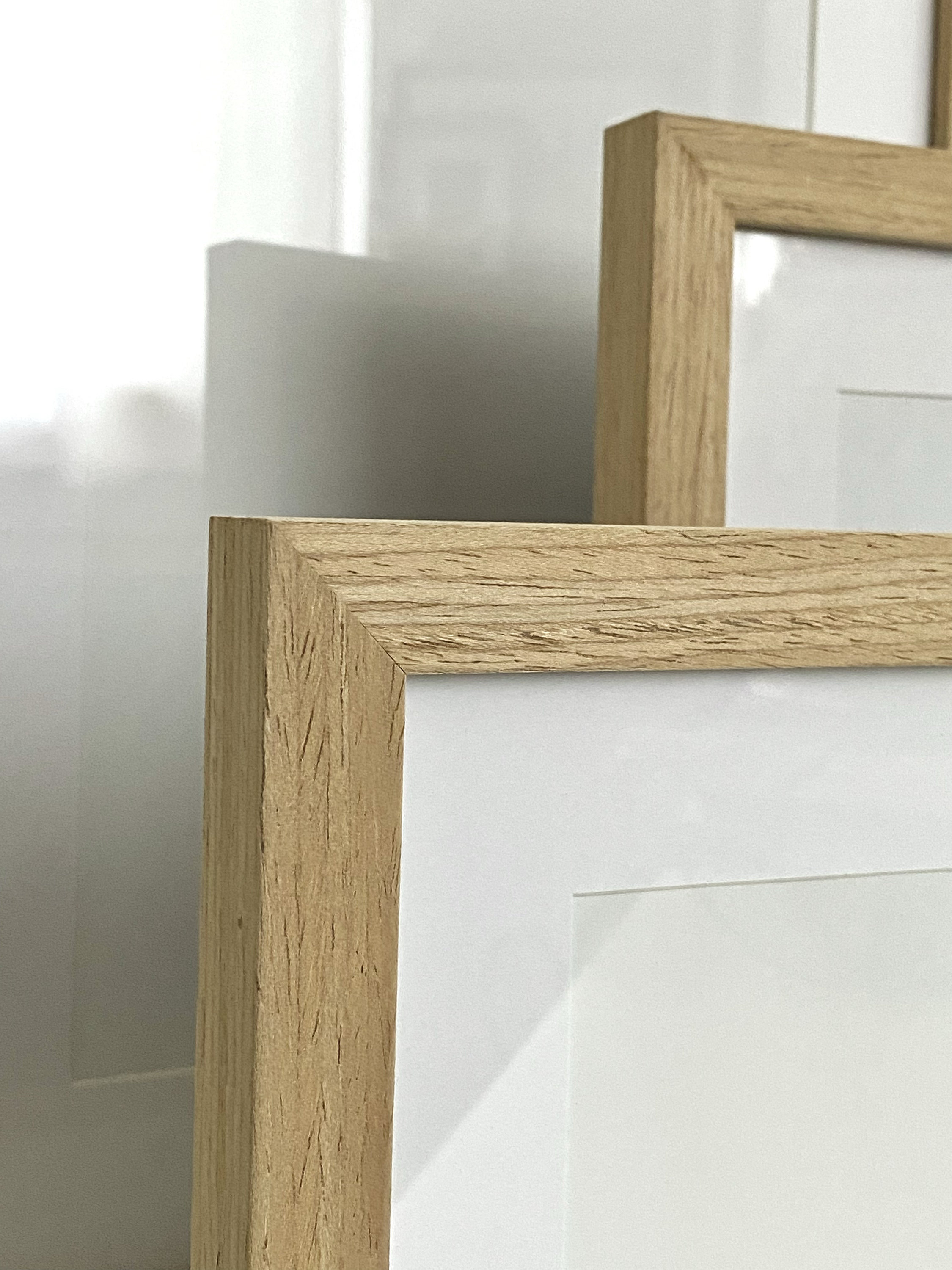 Wood & Glass Picture Frame/ Natural Materials Eco/ Modern Etsy UK