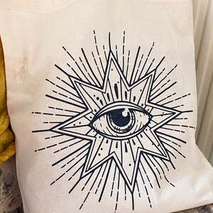 Mystic Star Tote Bag Glitter imagen 7