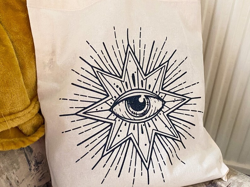 Mystic Star Tote Bag Glitter imagen 7