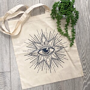 Mystic Star Tote Bag Glitter imagen 1