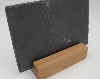 Stand oak with slate plate, domestic production