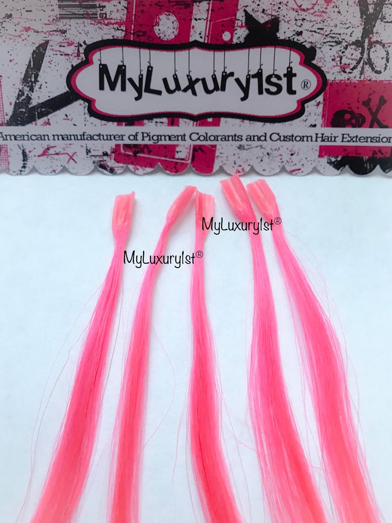5 Pink Keratin U Tips Nail Shape Fusion Tip Remy Human Hair Etsy