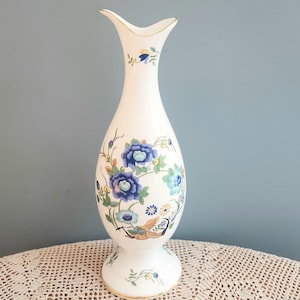 Vintage Aynsley Flower Pot/Aynsley Bone China Footed Vase