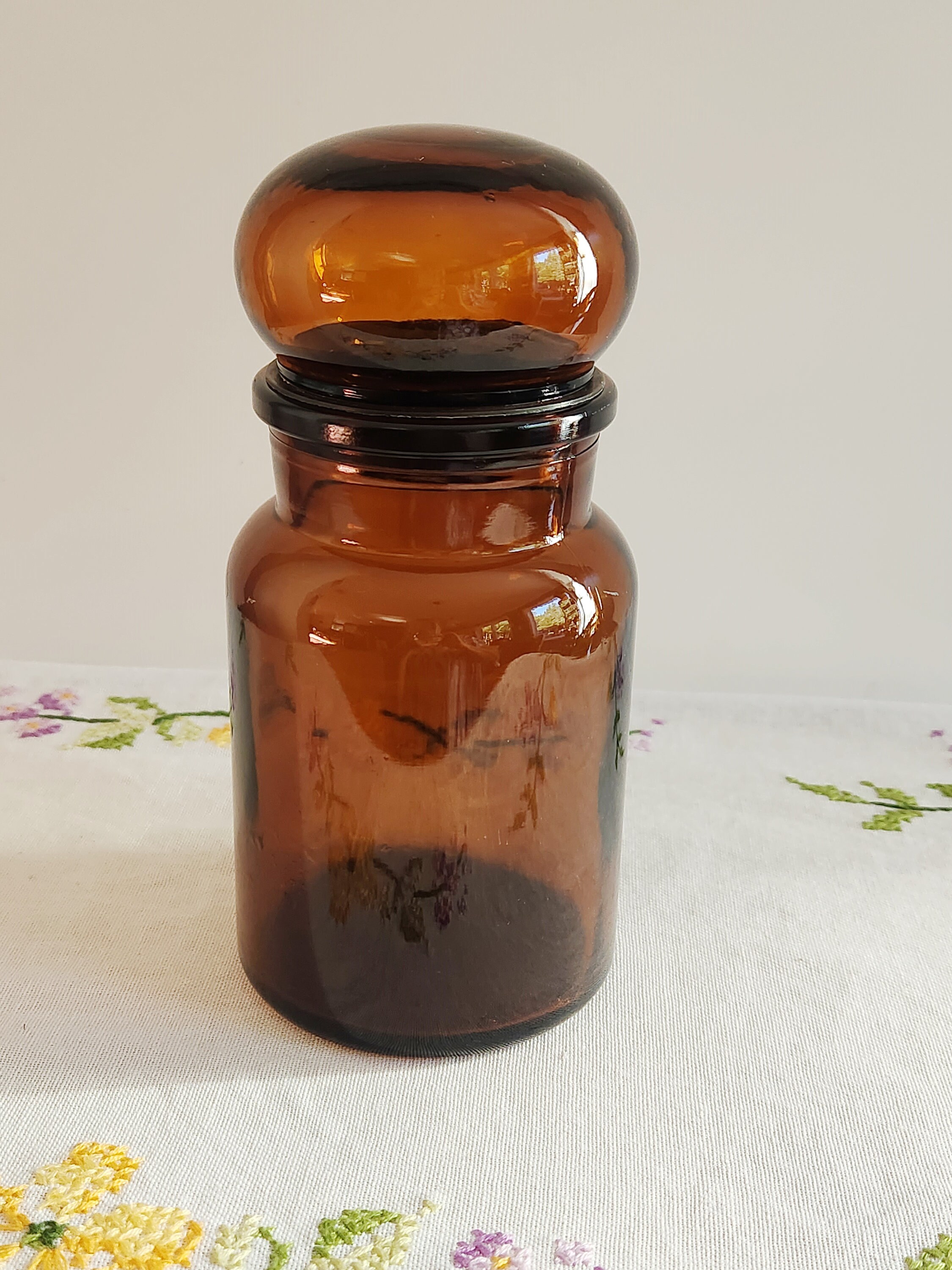 9 Oz. 4 Oz. Amber Candle Jar Clear Jar Gold Lid Candle Container