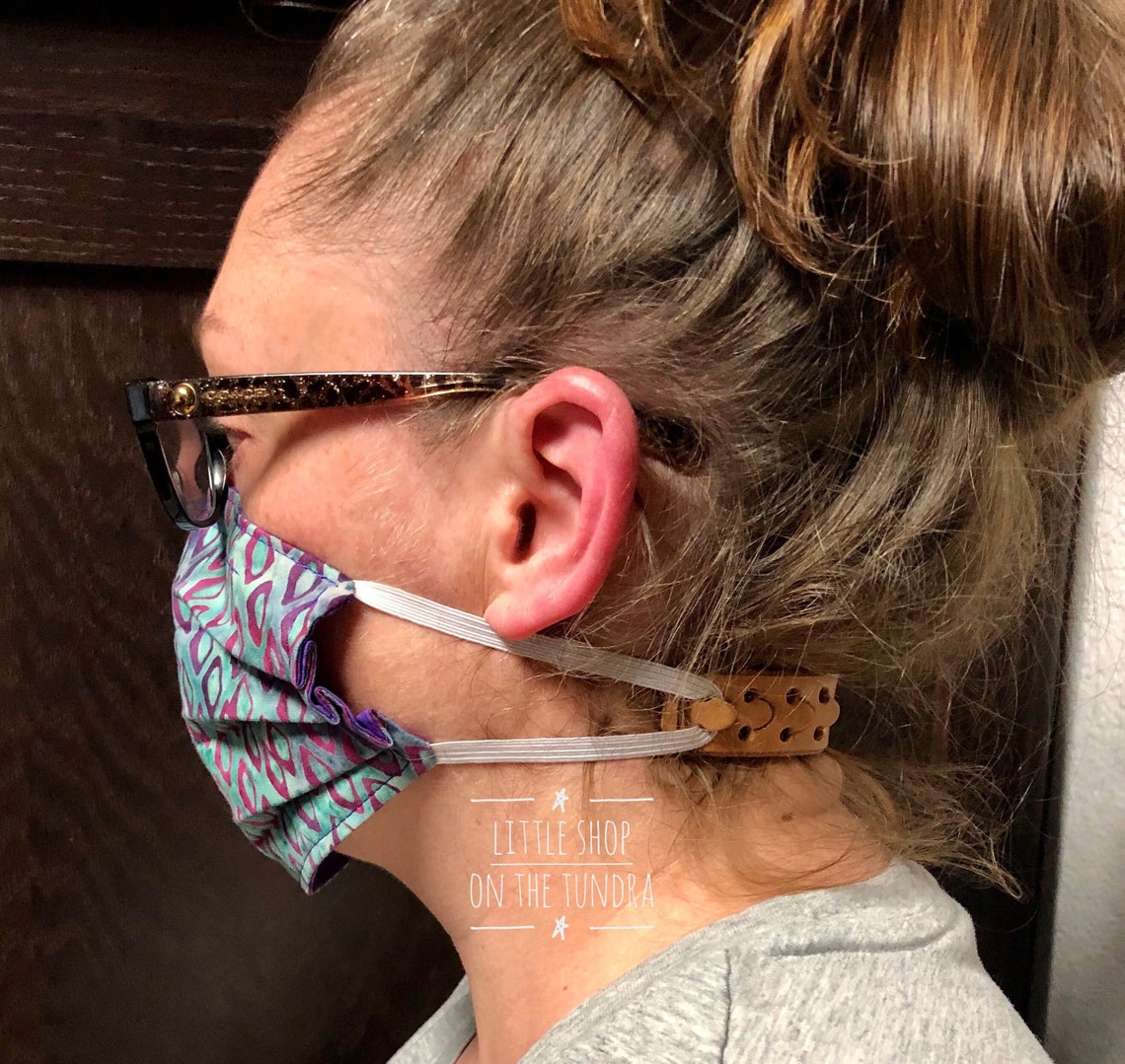 Leather Ear Savers/Mask Extenders Etsy