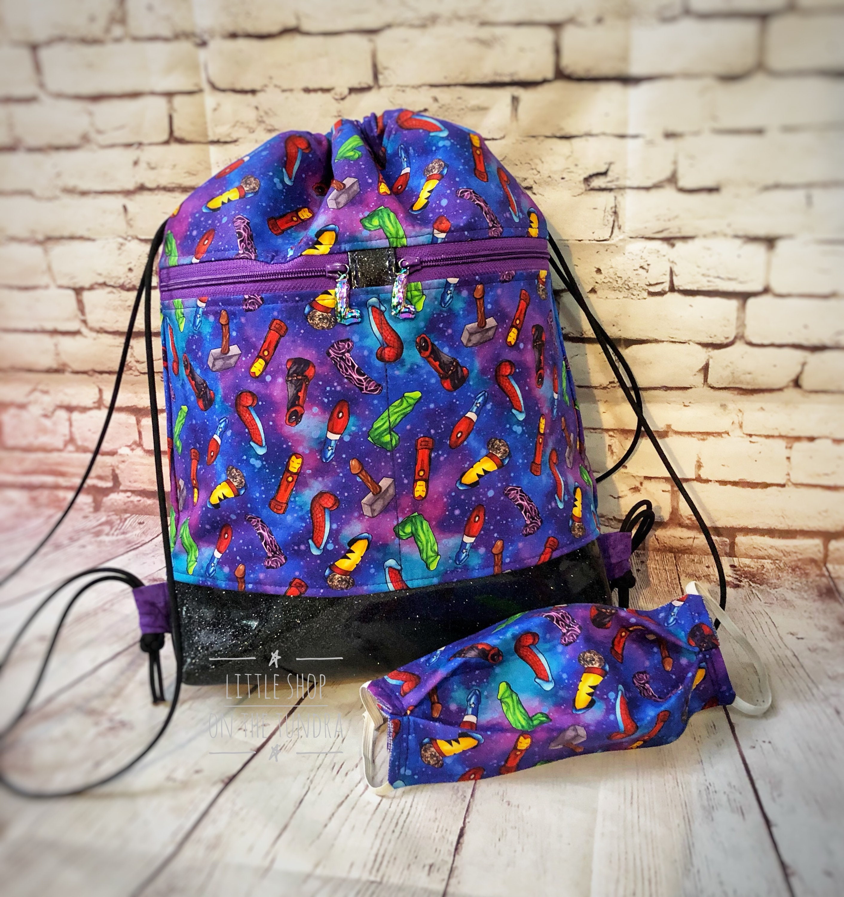 begonia drawstring backpack